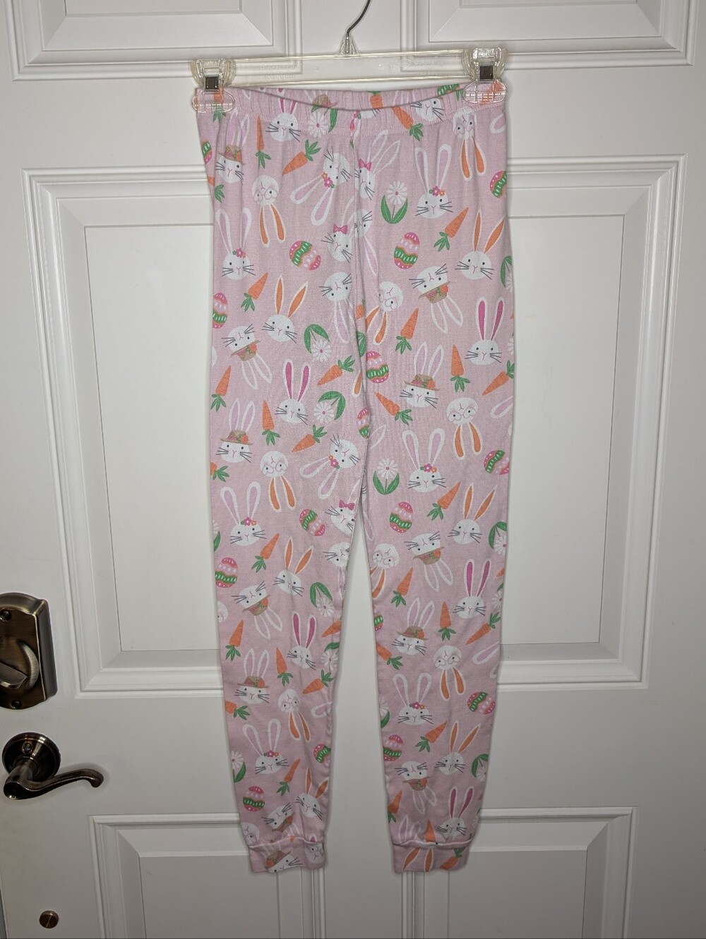 Place Big Girls Size 14 Pink Cotton Easter Bunny Pajama Pants